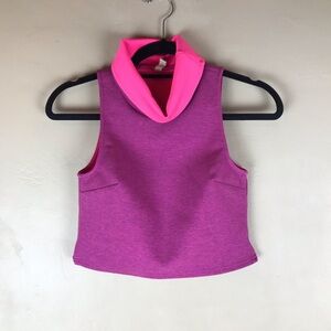 STATE OF BEING turtleneck workout tank